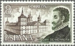 Stamps Spain -  2117 - Personajes españoles - Juan Herrera (1530-1597) y Monasterio de San Lorenzo del Escorial