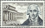 Stamps Spain -  2118 - Personajes españoles - Juan de Villanueva (1739-1819) y Museo del Prado