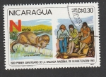 Sellos de America - Nicaragua -  Nutria