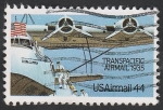 Stamps United States -  109 - Hidroavión cuatrimotor