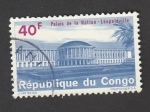 Sellos de Africa - Repblica Democrtica del Congo -  Palacio de la Nación en Leopoldville