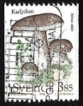 Stamps Sweden -  Setas - Boletus edulis