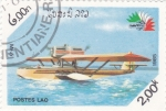 Stamps Laos -  HIDROAVIÓN  MF-5 