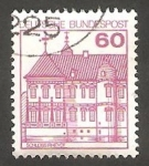 Stamps Germany -  878 - Castillo de Rheydt (con número de control)