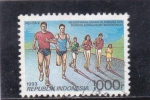 Stamps Indonesia -  Carrera pedestre