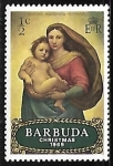 Sellos de America - Antigua y Barbuda -  Madonna - Rafael