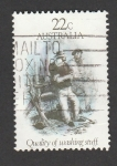 Stamps Australia -  Calidad de material de lavado