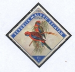 Stamps Indonesia -  AVES.  ISLAS MOLUCAS.