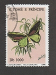 Stamps So Tom and Prncipe -  Catagramma tyca-satrana