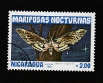 Sellos de America - Nicaragua -  Agrius cingulata
