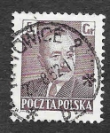 Sellos de Europa - Polonia -  490 - Bolesław Bierut