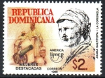 Sellos de America - Rep Dominicana -  MUJERES  DESTACADAS.  JUANA  SALTITOPA.