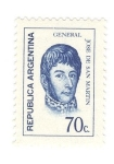 Stamps Argentina -  General José de San Martín