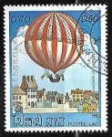 Sellos de Asia - Laos -  200 años de la aviacion - Air Balloon