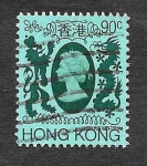 Sellos de Asia - Hong Kong -  396 - Isabel II del Reino Unido