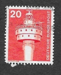 Stamps Germany -  1172 - Faro de Weser