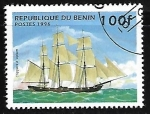 Stamps Benin -  barcos - Opium clipper