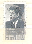 Sellos de America - Brasil -  Kennedy RESERVADO