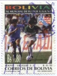 Stamps Bolivia -  Bolivia al Mundial de Futbol USA 1994