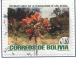 Stamps Bolivia -  Tricentenario de la Fundacion de San Borja (Beni)