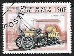 Sellos de Africa - Benin -  Ferrocarriles - La Fusée, 1829