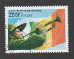 Sellos de Africa - Guinea -  90 Aniv. de los Boy-scouts