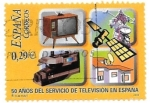 Stamps Spain -  50 años de  tv en España