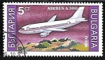 Stamps Bulgaria -  Aviones - Airbus A-300