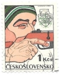 Stamps Czechoslovakia -  tiro