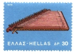 Stamps Greece -  INSTRUMENTOS  MUSICALES.  CANNABIS.