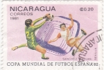 Stamps Nicaragua -  COPA MUNDIAL FUTBOL ESPAÑA'82