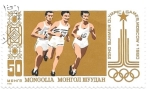 Stamps Mongolia -  atletismo