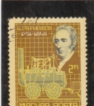 Stamps Hungary -  GEORGE.STEPHENSON-ingeniero civil 