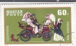 Stamps Hungary -  COCHES DE EPOCA- PEUGEOT