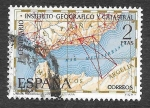 Sellos de Europa - Espa�a -  Edf 2001 - Centenario del Instituto Geografico y Catastral