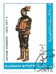 Stamps United Arab Emirates -  capitan sXVII