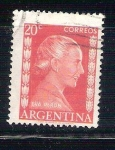 Sellos de America - Argentina -  Eva Perón 