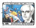 Sellos de Asia - Mongolia -  Bartok