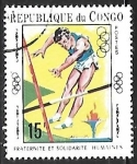 Stamps Republic of the Congo -  Juegos Olímpicos - Salto con Pértiga