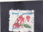 Stamps Brazil -  flores- impatiens