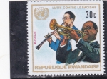 Stamps Rwanda -  Lucha contra el racismo 