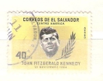 Sellos del Mundo : America : El_Salvador : Kennedy RESERVADO