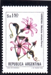 Sellos de America - Argentina -  flores- VIRREINA 