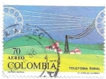 Sellos de America - Colombia -  telefonia rural