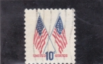 Stamps United States -  banderas estado unidenses