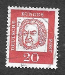 Stamps : Europe : Germany :  829 - Johann Sebastian Bach 