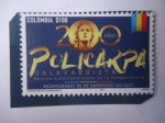 Stamps Colombia -  200 Años-Policarpa Salavarrieta Ríos (1795-1817) Bicentenario de su Fusilamiento, Plaza Mayor de Bog