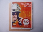 Sellos de America - Colombia -  Comunicaciones Militares - 74 Años, 1944-2018 - Emblema.