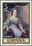 Stamps Spain -  2150 - Vicente López Portaña - Isabel II