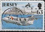 Sellos del Mundo : Europe : Jersey : 60 Aniversario de la Apertura del Aeropuerto de Jersey